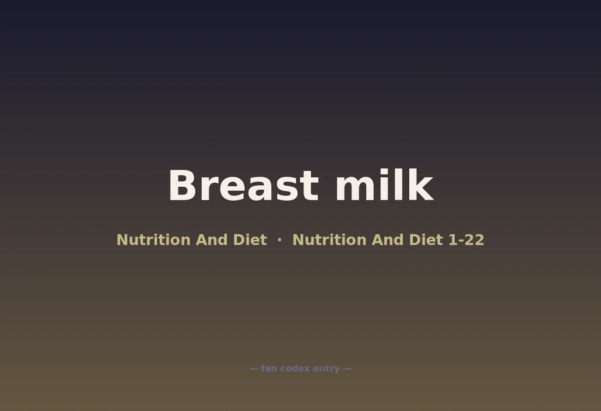 Breast milk