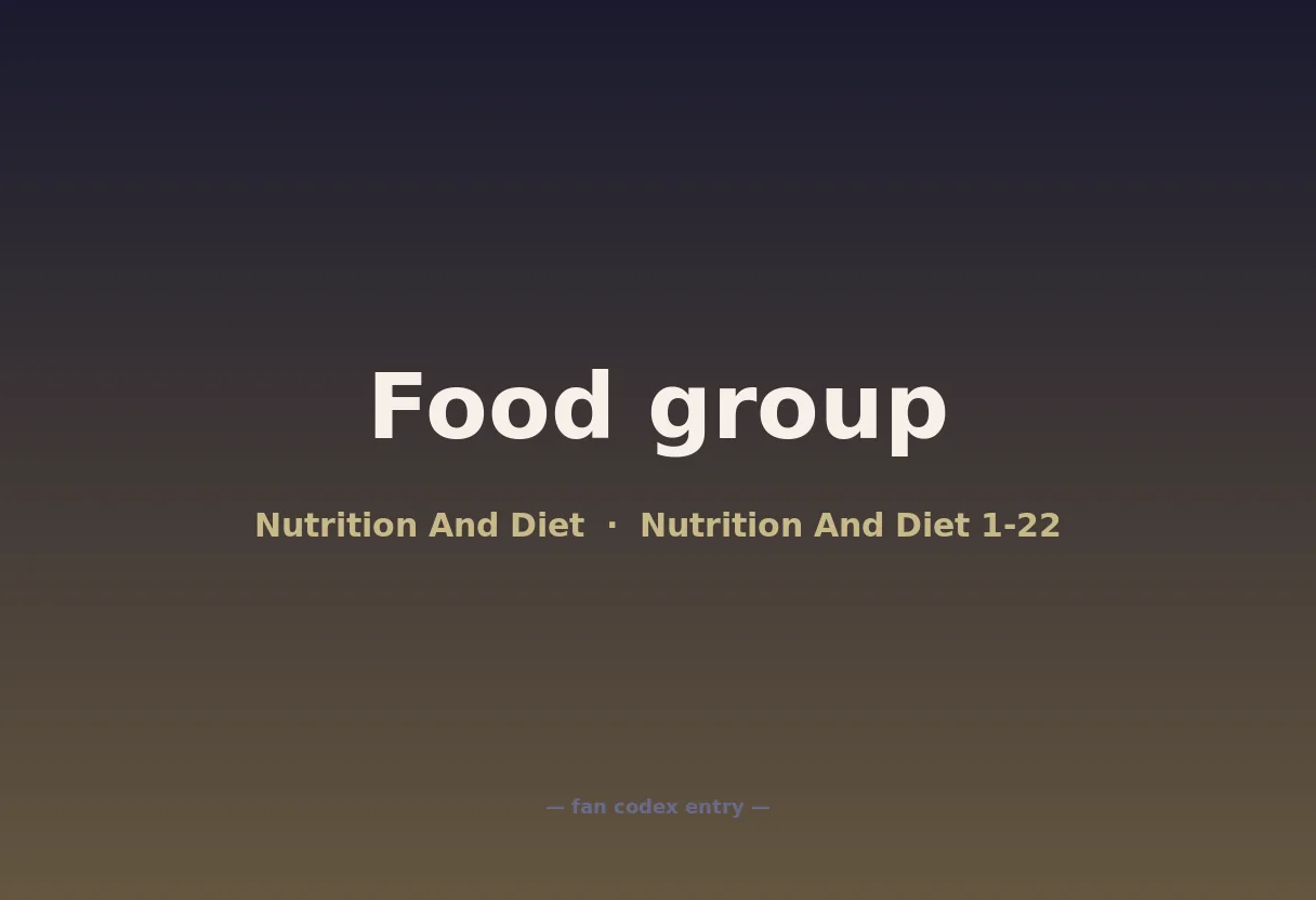 Food group