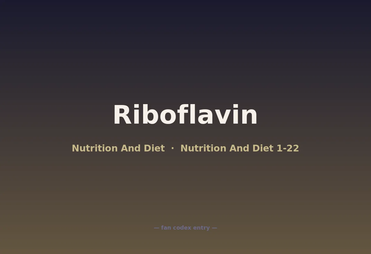 Riboflavin
